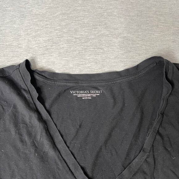 Victoria’s Secret V-Neck Love Script T-Shirt Slip Sleep Shirt PJ Dress - Picture 7 of 9